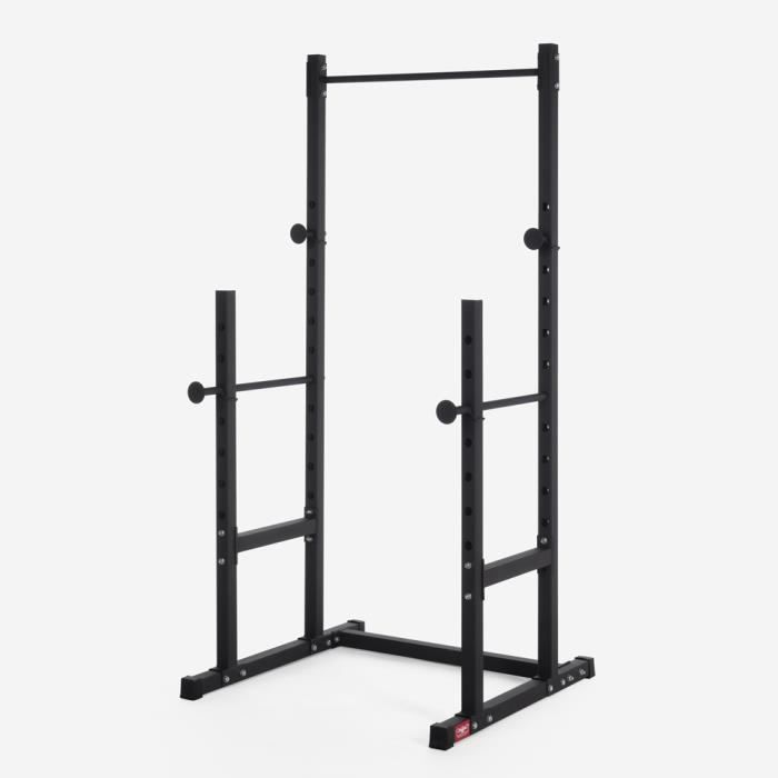 Support de squat d'haltères réglable avec barre de traction cross training Stavas