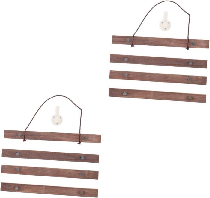 Générique 10pièces Rail De Suspension Pvc Pour Affiches Support De Cadre Hanger Pour Posters Cartes Et Pratique Pour Magasins Et Publicitaires