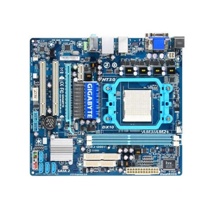 Carte mère GIGABYTE GA-MA78LM-S2 AMD 760G Socket AM2/AM2+/AM3 2xDDR2 8GB Micro ATX - Gigabyte