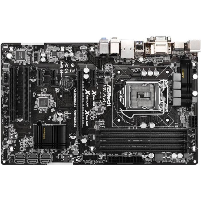 Carte mère ASRock H87 Pro4 Intel H87 LGA 1150 4xDDR3 32GB ATX - Asrock