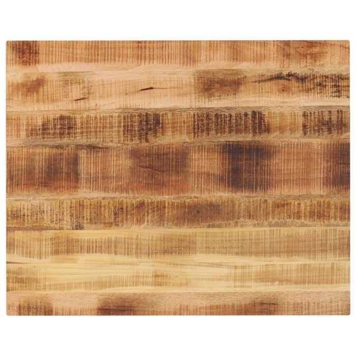 vidaXL Dessus de table rectangulaire bois massif de manguier brut 371351