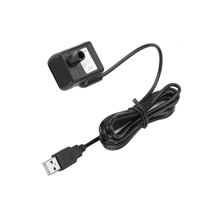 Comparer les prix de Pompe électrique de circulation d'eau de fontaine d'aquarium de pompe sans balai de petite taille d'USB DC 5V