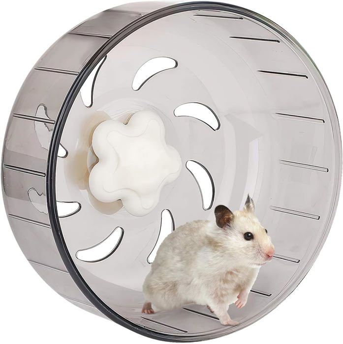 Comparer les prix de Roue d'exercice pour hamster, roue en plastique acrylique super silencieuse pour petit animal de compagnie, hamster, cochon d'Inde