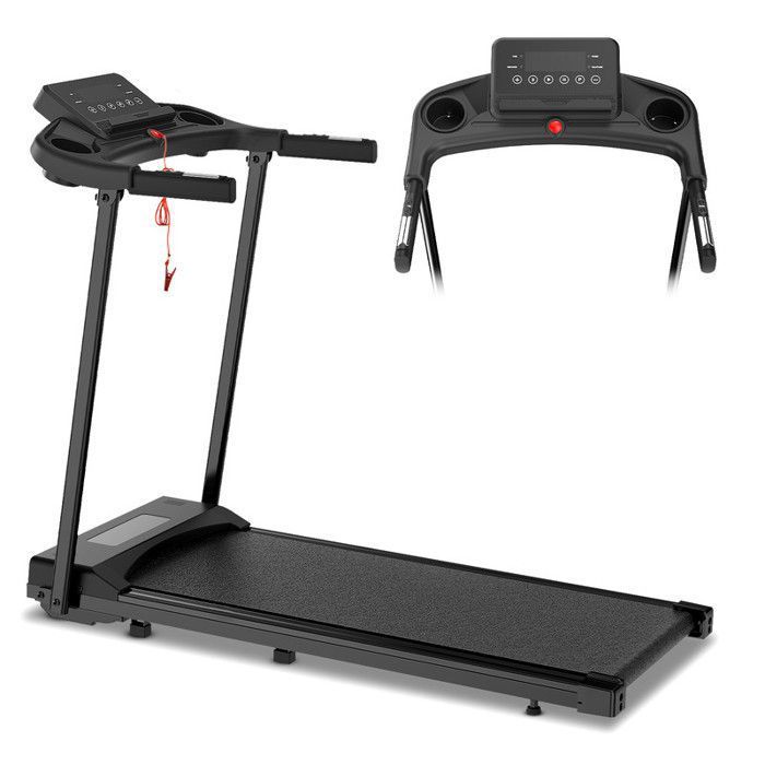 Tapis de course pliable - DSKEUZEEW - 4 en 1 - Max. 12 km/h - Surface 39 x 103 cm - Bluetooth et App