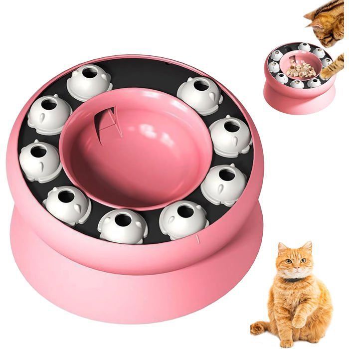 Comparer les prix de Jouet intelligent pour chat - Jouet puzzle pour chien - Gamelle pour chat - Alimentation lente - Distributeur de nourriture