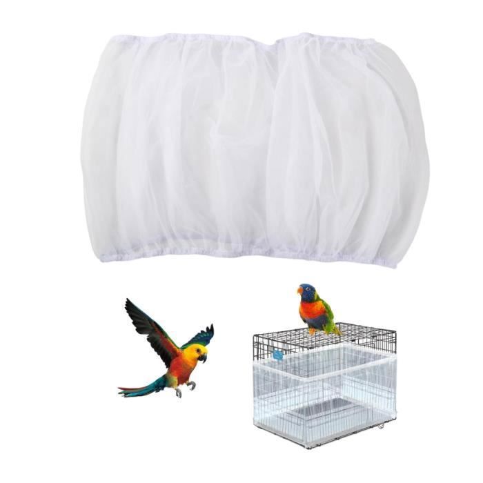Comparer les prix de Couverture de Cage Oiseaux Nylon en Filet de Protection pour Cage Oiseaux Lavable Ventil est Antipoussire Housses COUVRE-CAGE