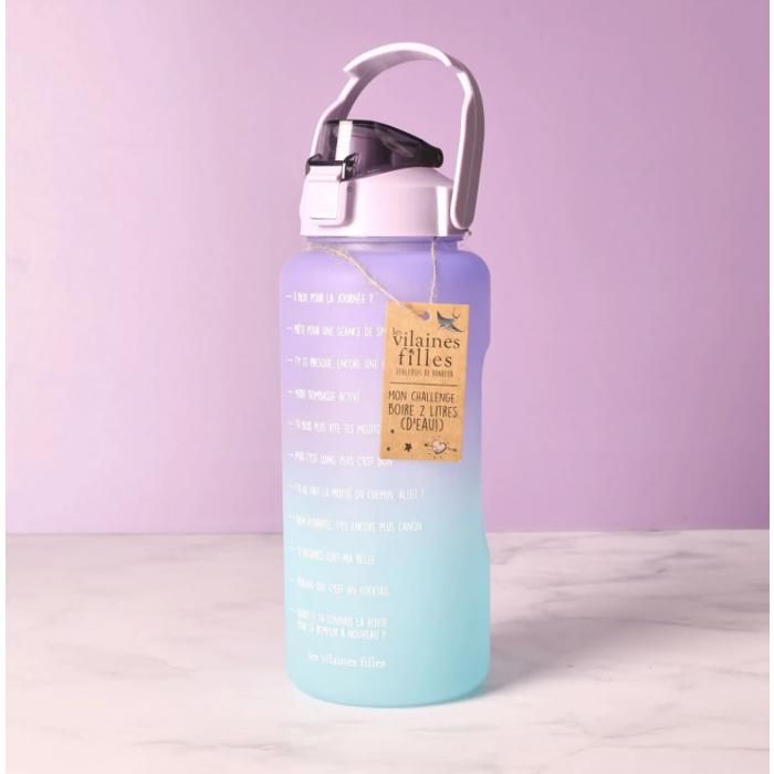 Gourde 2L Tie And Dye Challenge - La chaise longue - Blanc