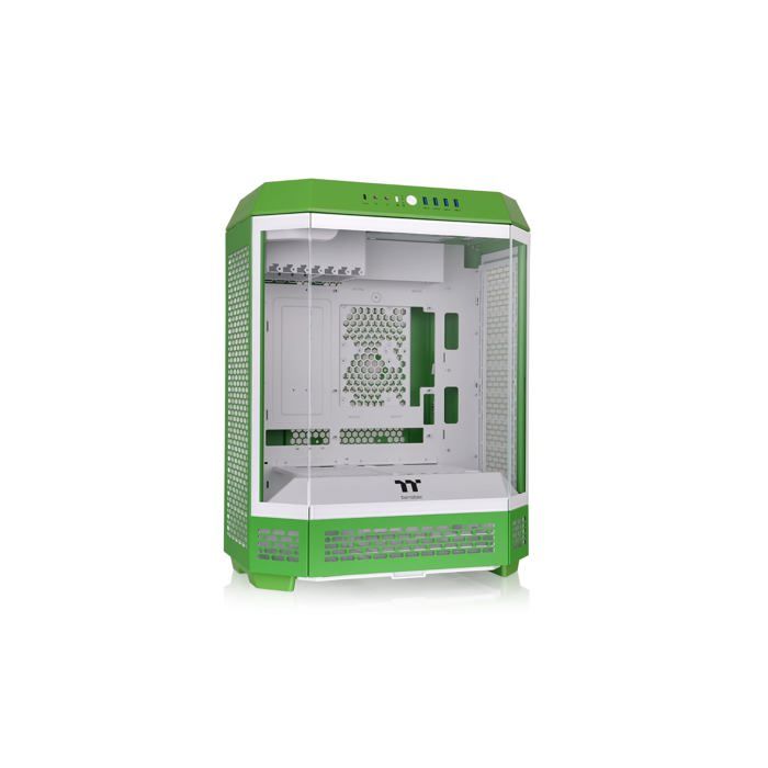 Boîtier PC - Thermaltake - The Tower 600 - Vert Année-Lumière - Refroidissement AIO 420 mm - Connecteurs Cachés