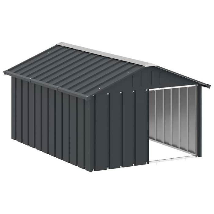 Comparer les prix de Promotion FévrNiche pour chien Anthracite 1165x153x815 cm Acier galvanisé - Utilisation Polyvalente 026_66498167
