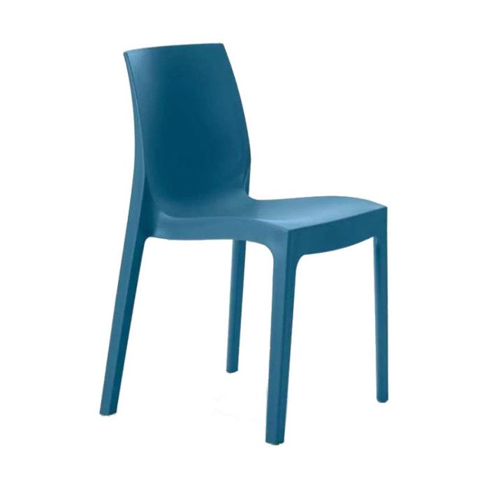 Chaise de Jardin Empilable Plastique Colorée Rome Grand Soleil pour Restaurant - Bleu Chaise de Jardin Empilable Plastique Colorée Rome Grand Soleil pour Restaurant - Bleu