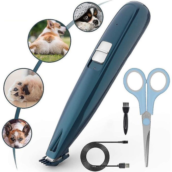 Tondeuse à cheveux pour animaux de compagnie avec lumière LED tondeuse à cheveux professionnelle pour chiens et chats chargement