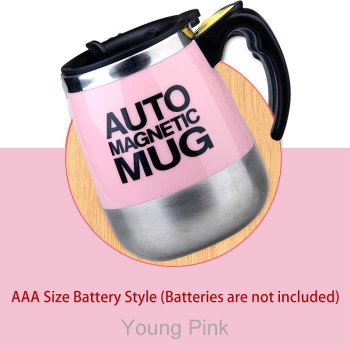 Tasse à Café Automatique Magnétique – Mélange En 30s, Sans Cuillère, Rechargeable – Pour Café, Thé, Lait
