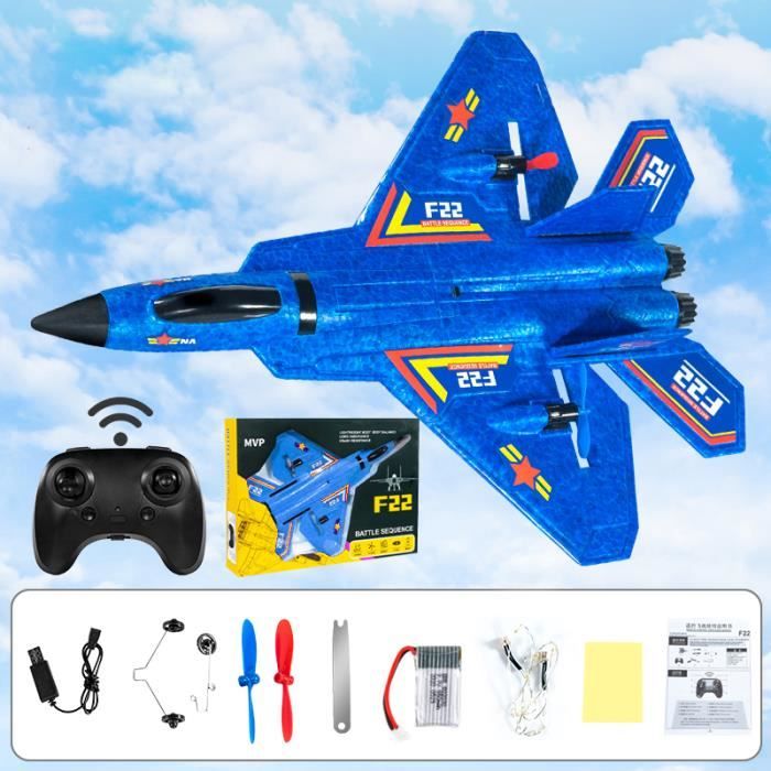 Couleur 990A Bleu Blanc Avion téléguidé en mousse EPP pour enfant Couleur 990A Bleu Blanc Avion téléguidé en mousse EPP pour enfant
