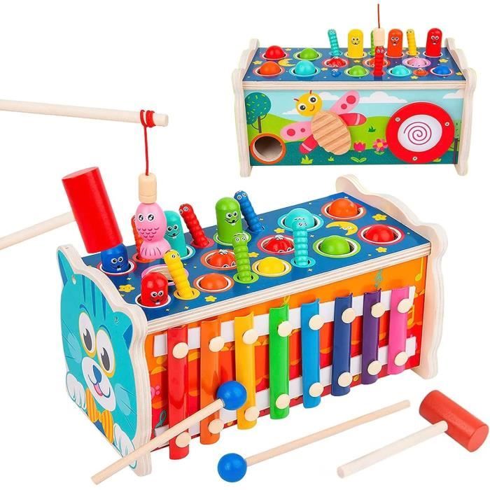 Meilleurs prix pour Jouet Bebe 1 an Fille Garcon - Jeux Bebe Montessori 1 An avec Xylophone - Jouet éducatif Apprentissage Enfant 2 3 4 Ans