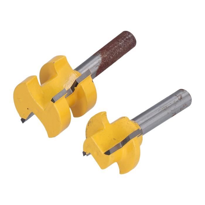 Mèche De Routeur Bit De Routeur à Bois 7pc Double Flte Droite En