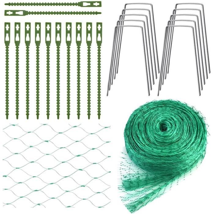 Filet Anti-Oiseaux en Maille Filet de Jardin Protection 4 x 10m Filet ...