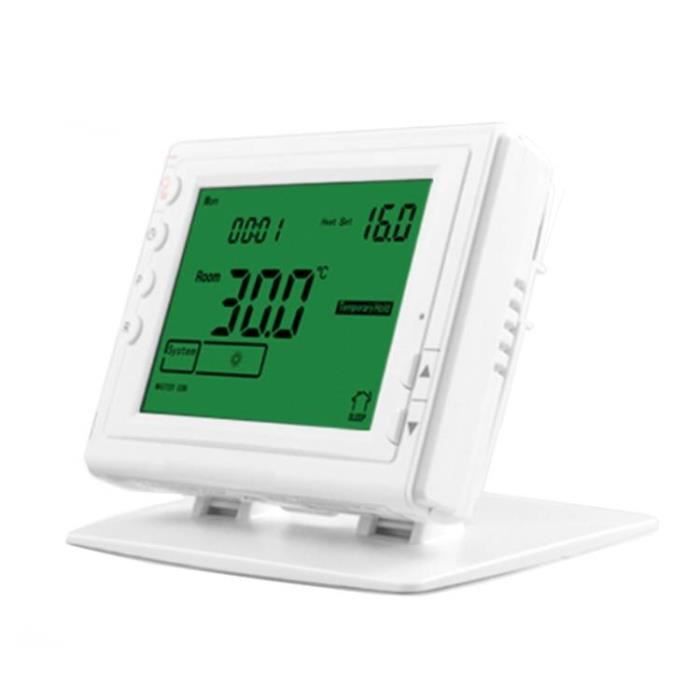 Otio Thermostat programmable sans fil blanc
