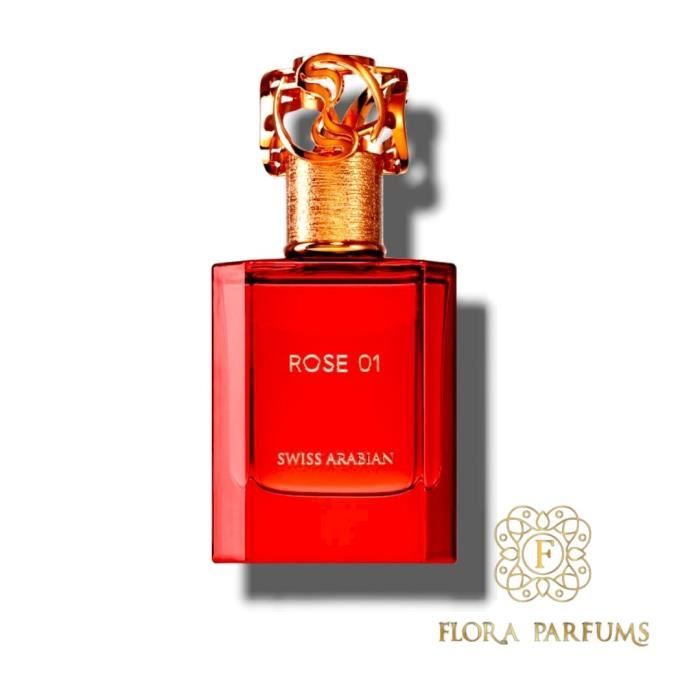 Eau de parfum pour Homme et Femme – ROSE 01 – 50ml – Swiss Arabian