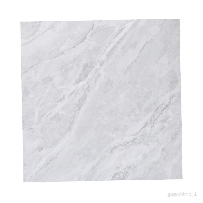 Sticker Adhésif Marbre Imperméable - Lot de 60 Autocollants Muraux 30x15cm pour Cuisine, Salle