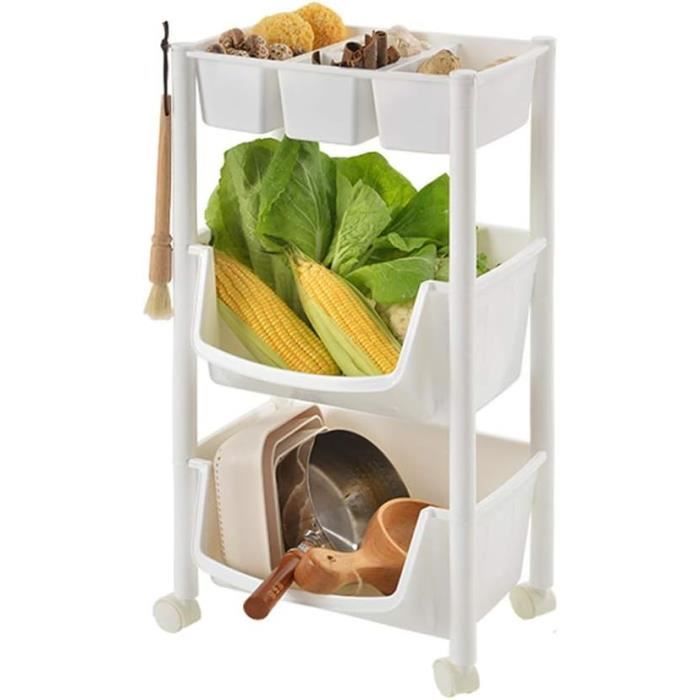 OviTop Étagère à Fruits et Légumes, 4 Panier a Fruit et Légume, Bacs à OviTop Étagère à Fruits et Légumes, 4 Panier a Fruit et Légume, Bacs à