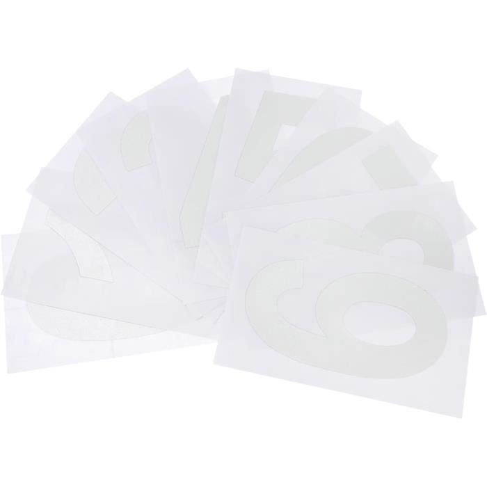 numéro de boite aux lettres 32 (architecte 10x10cm) - Sticker/autocol