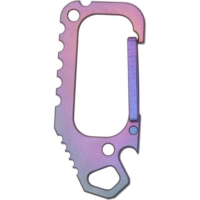 Porte-clés d'extérieur, mousqueton de Camping, corde