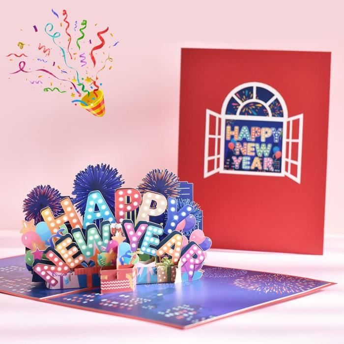 Pop Up Carte De Noël Cartes De Noël 3D Cartes De Voeux De Noël Avec