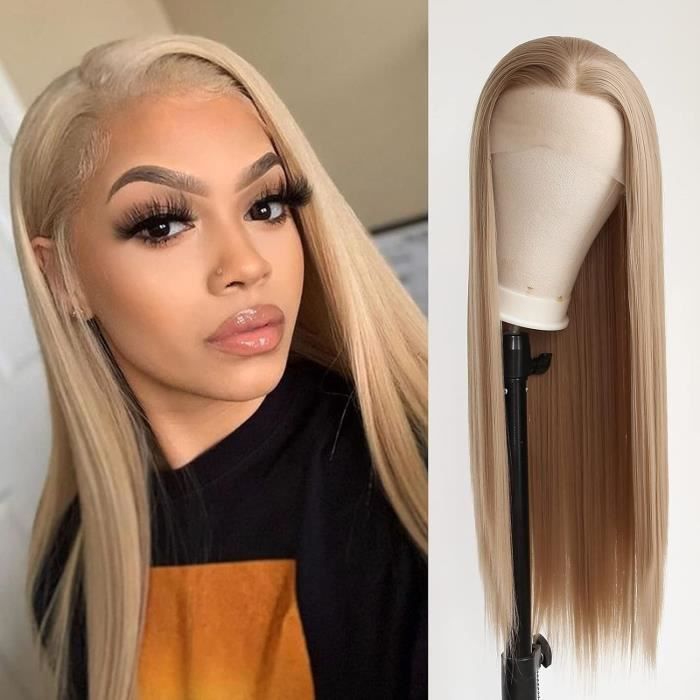 Hair By Sleek – Perruque avec raie en dentelle Amiya – Pleins feux sur 101 main image 1