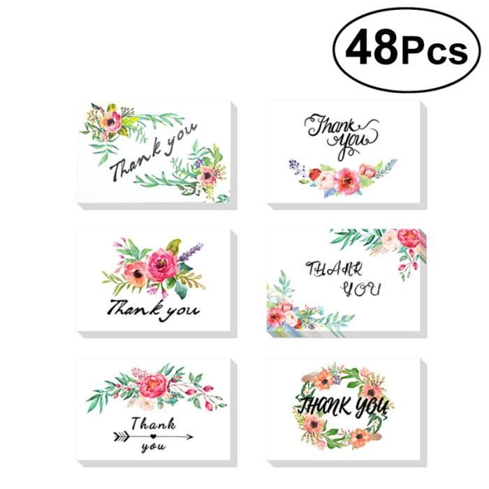 48pcs Carte De Voeux Creative Motif De Fleurs Personnalise Carte De Remerciement Avec Enveloppes Cadeau De Mariage D Anniversaire Achat Vente Carte Correspondance Carte De Voeux Cdiscount 48pcs Carte De Voeux Creative Motif De Fleurs Personnalise Carte De Remerciement Avec Enveloppes Cadeau De Mariage D Anniversaire Achat Vente Carte Correspondance Carte De Voeux Cdiscount