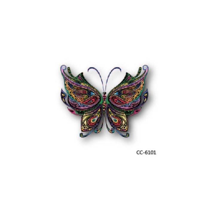 Tatouage Temporaire Ephemere Realiste Motif Papillon Dessin Achat Vente Tatoo Bijou De Corps Tatouage Temporaire Cdiscount