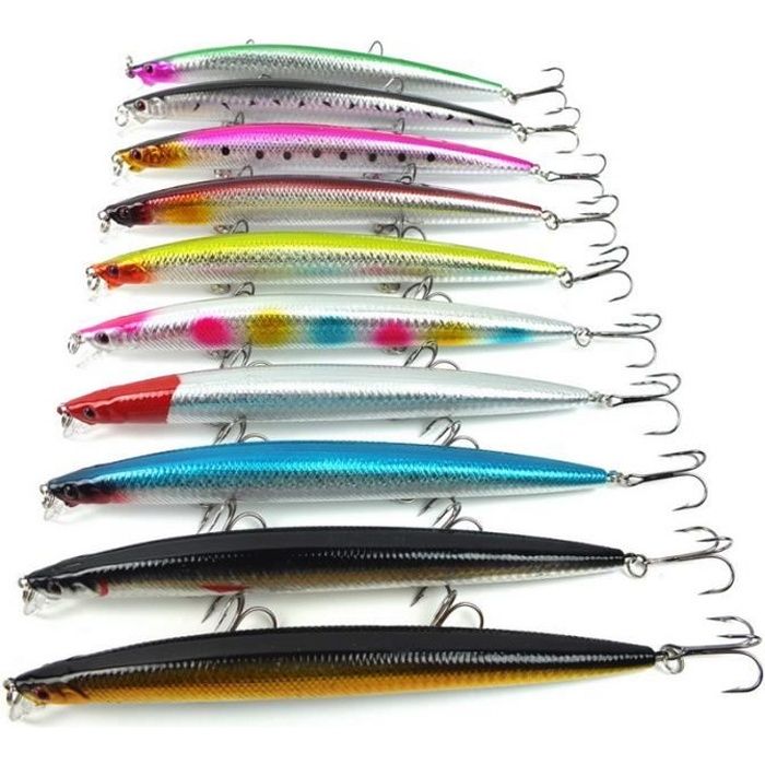 10PCS/lot 18cm 26g Oversize Leurre Minnow Pêche en Mer S'attaquer