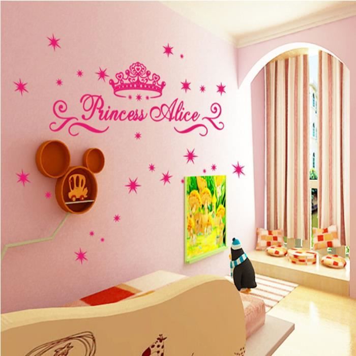 Unique Bande Dessinee Princesse Couronne Twinkle Etoiles Alice Fille Bebe Chambre De Bebe Chambre Mural Stickers Muraux Achat Vente Stickers Soldes Sur Cdiscount Des Le Janvier Cdiscount
