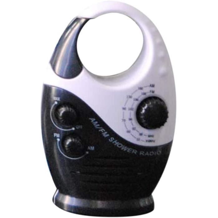 Radio portable étanche, radio AM FM, haut-parleur intégré