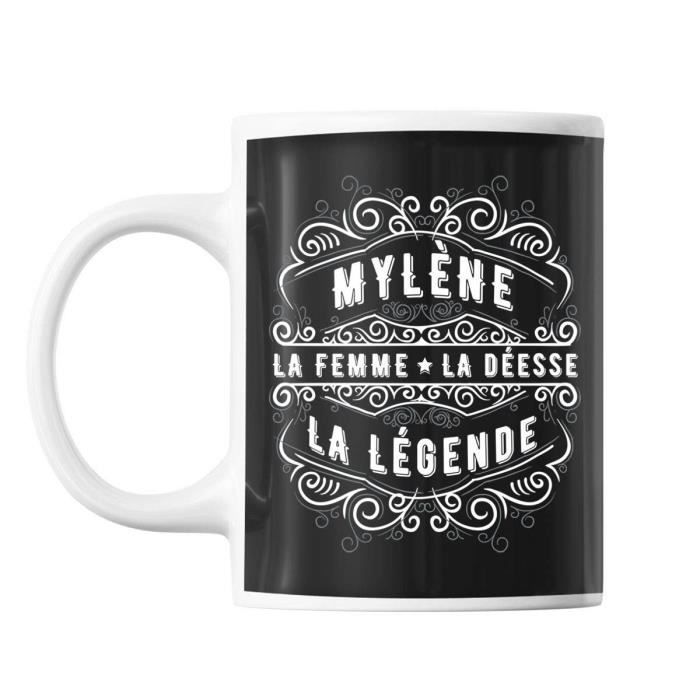 Mug Prenom Mylene La Deesse La Legende Tasse Cadeau Personnalise Cdiscount Maison