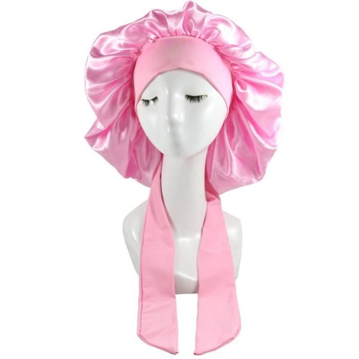 Bonnet Nuit Bonnet En Soie Pour Femmes, Foulard à Nœud