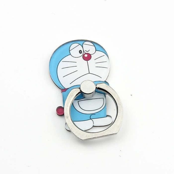 Personnage De Dessin Anime Support Pour Telephone Anneau Support De Telephone Mobile Chat Bleu Rotation 360 De4607 Cdiscount Telephonie
