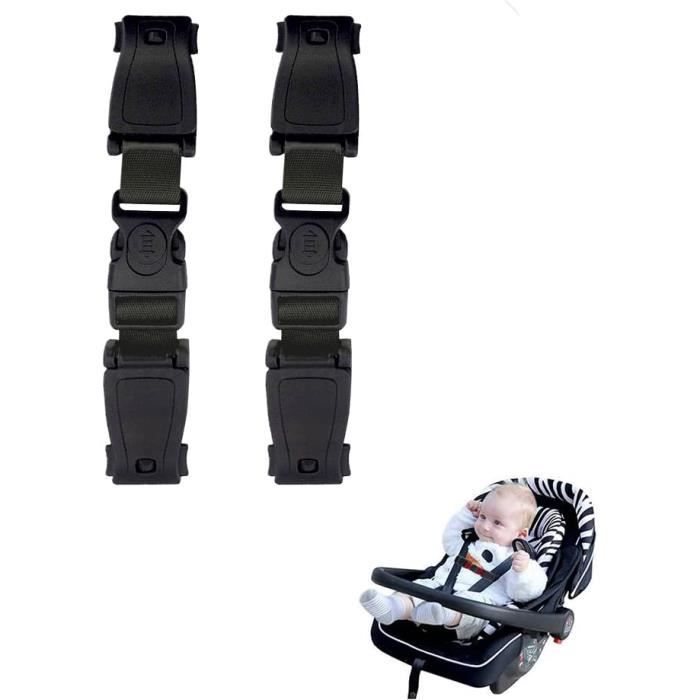 Siège d'auto Enfants Boucle de sécurité pour bébé Boucle de verrouillage  fixe avec ceinture de sécurité Clip Harnais