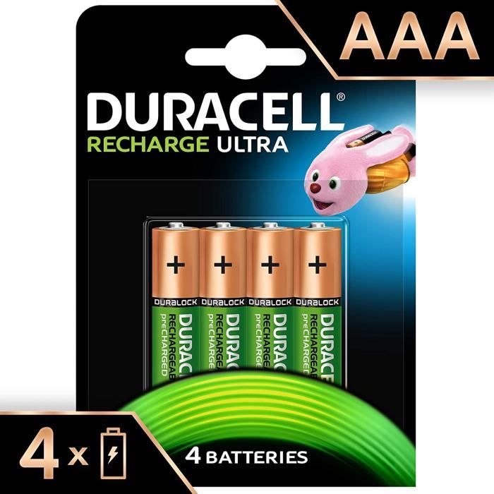 Duracell Recharge Ultra AAA 900 mAh (par 4) - Pile & chargeur - LDLC