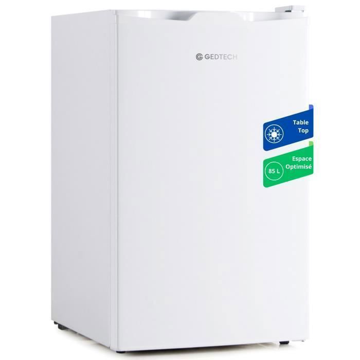 GEDTECH Réfrigerateur Table Top 85L GTOP93WH - Couleur blanc