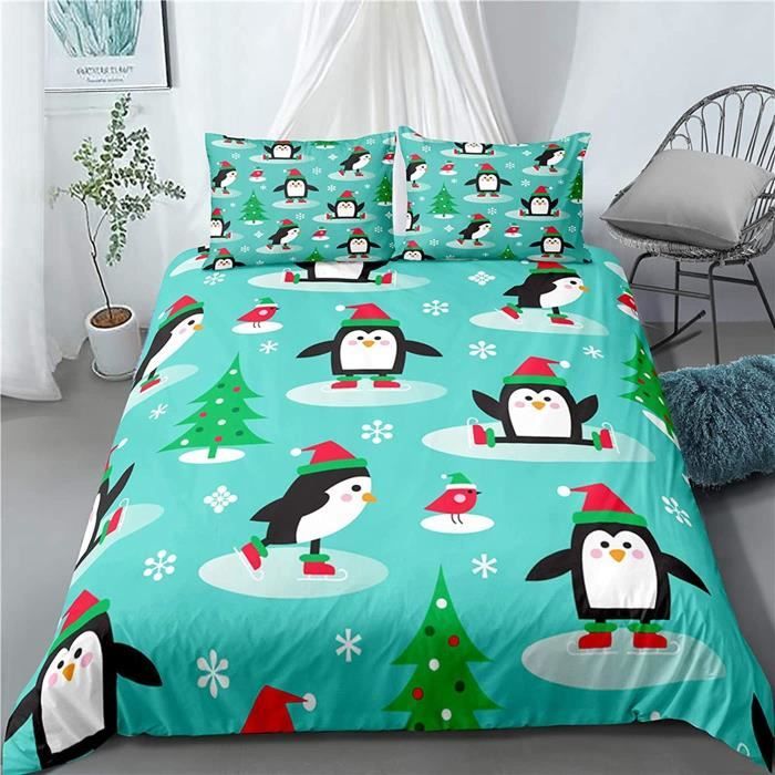 Housse De Couette Enfants Chiots (Doggies) - Ensemble Literie Rose Ou Bleu - Taille Junior/Single