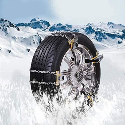 Chaînes à Neige Universelles Pour Voiture - 10 Pièces - Antidérapantes Pour Routes Enneigées Ou Boueuses - 10