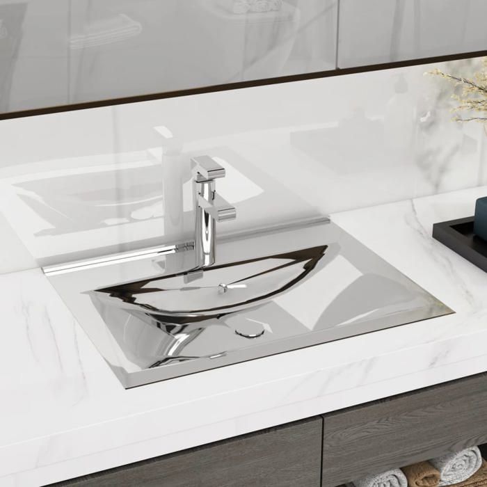 vidaXL Lavabo Rond - vue 9