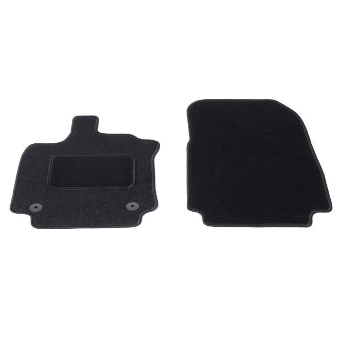 Tapis De Sol Moquette Noirs Pour Renault Clio 4 (S4) - Modèle 2012 à 2019 - Neuf W-Parts - Italie