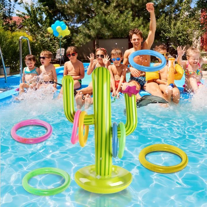 Jouets gonflables de piscine de jeux de lancer d'anneau de piscine