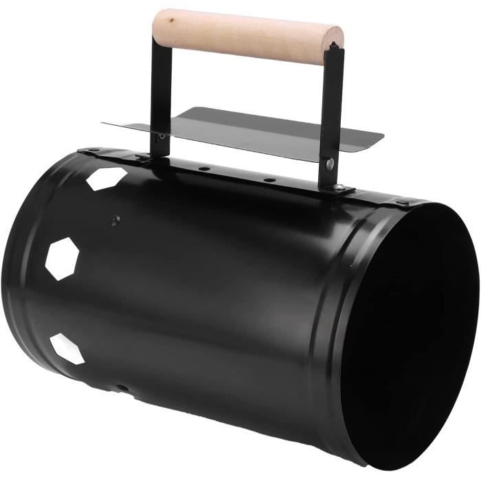 Démarreur à Charbon Denmay Pour BBQ - Poignée Sécurité, 30cm Hauteur, Compatible Weber, Sans Liquide