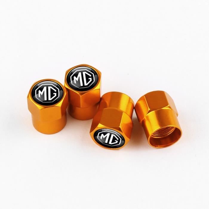 Taille Orange mg Bouchons de tige de Valve de pneu de roue de voiture, 4  pièces, Logo MG, pour Morris Garages, TF EV GS EZS eHS RX - Cdiscount Auto
