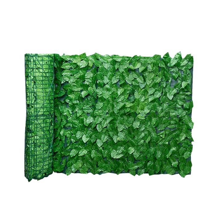 Décoration florale,Rouleau de clôture de jardin à feuilles artificielles 0.5x3M, panneau de clôture de - Type Green leaf-0.5x3M