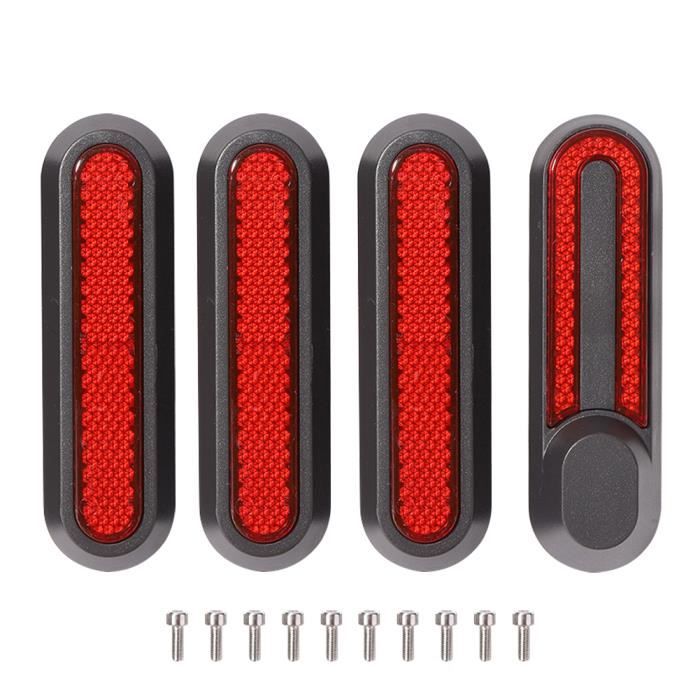 4 Pièces Caches Roue Réfléchissantes Xiaomi M365/Pro/Pro2/Essential - Protection Et Style