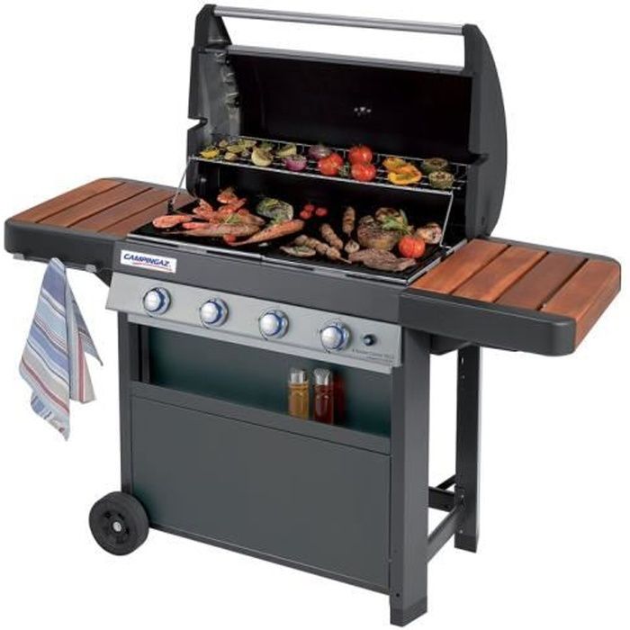 Barbecue à gaz CAMPINGAZ 4 Series Classic WLD 4 brûleurs inox Multicuisson