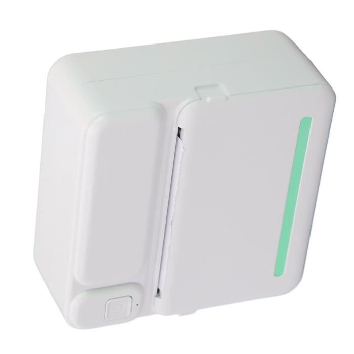 IDPRT Mini Imprimante Avec 1 Rouleau De Papier Autocollant - 8